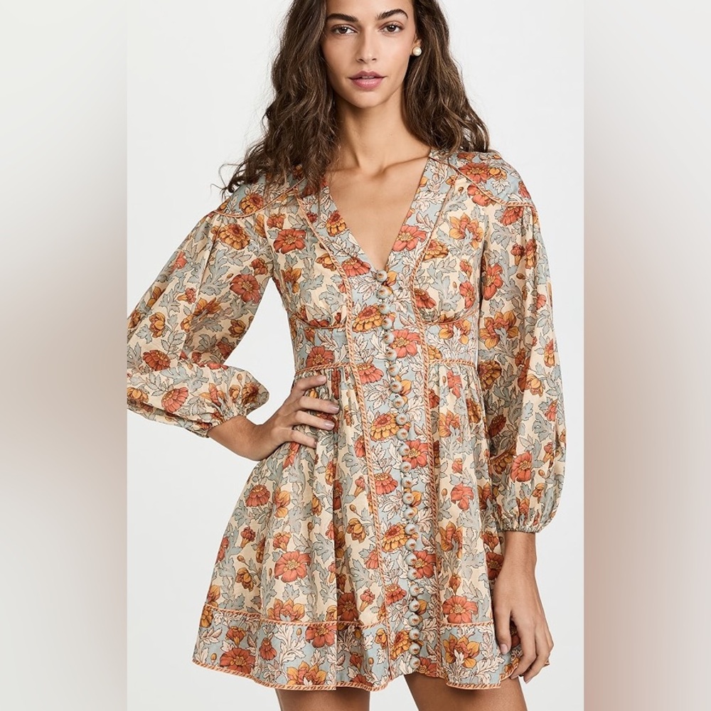 Zimmermann floral mini dress